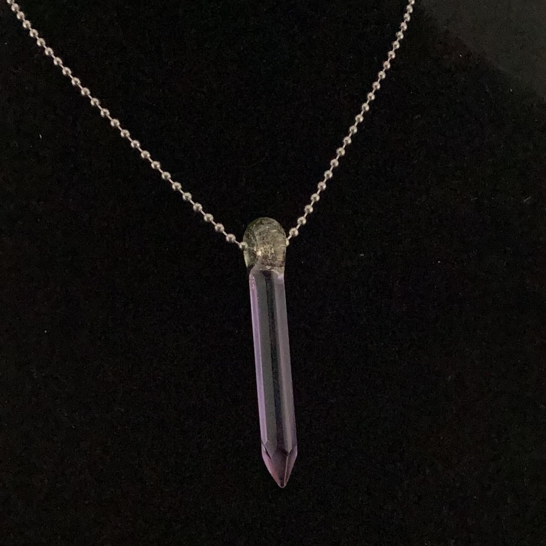 Crystal point pendant