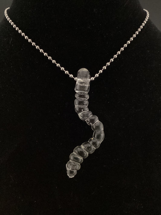 UV gummy worm pendant