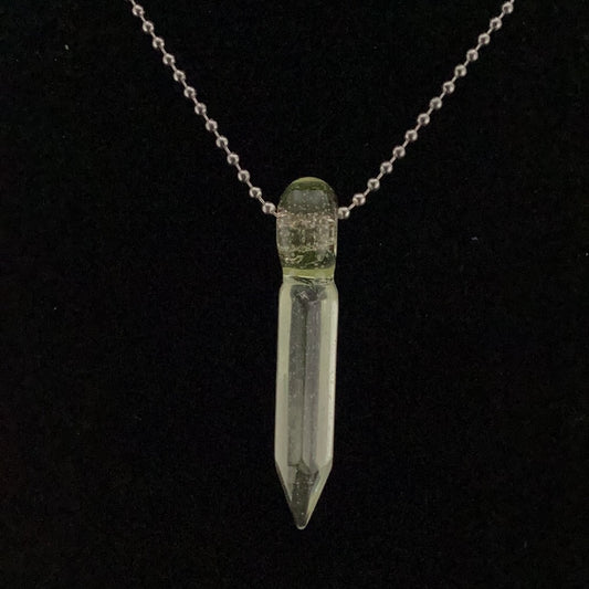 Crystal point pendant