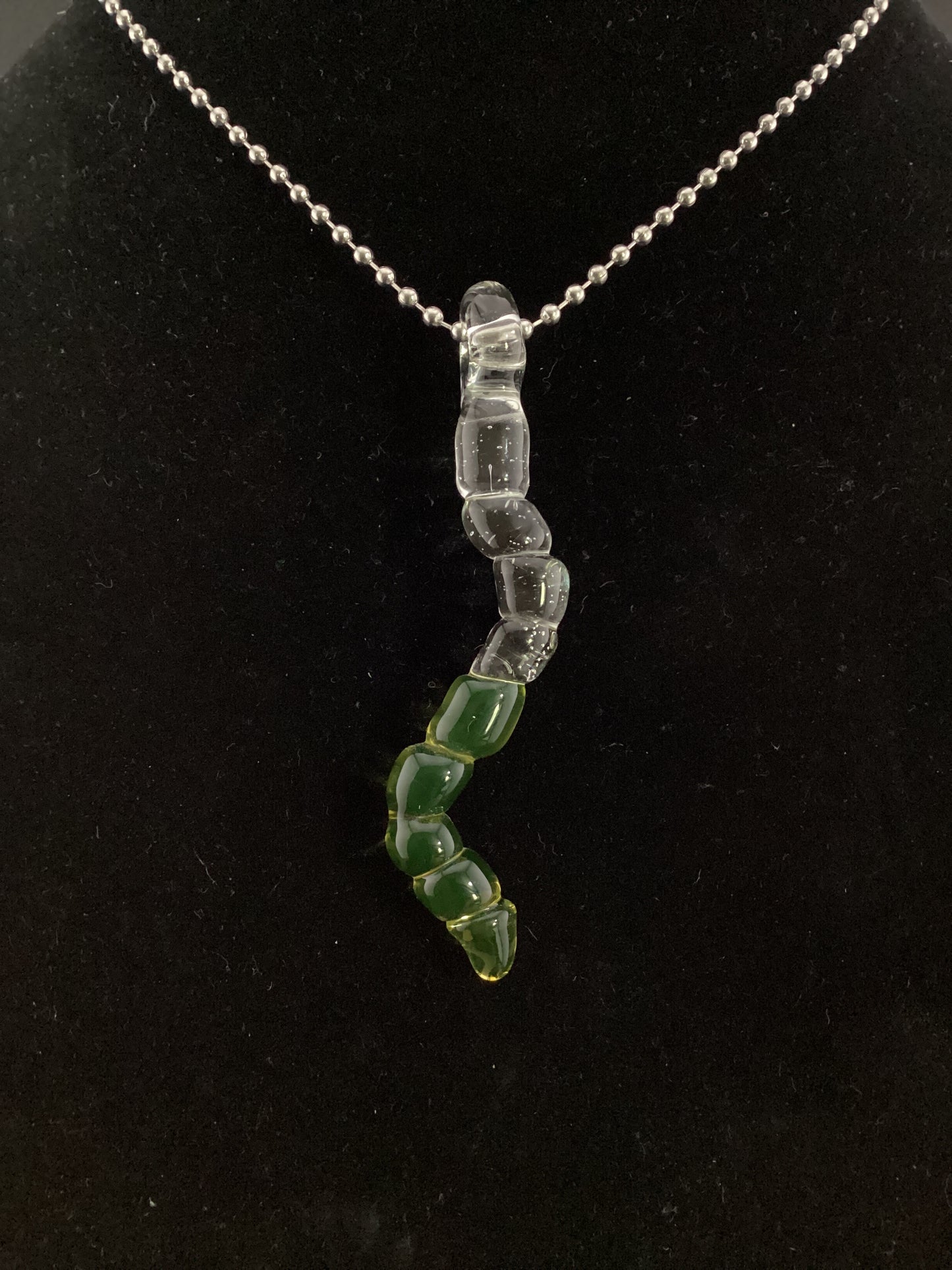 UV gummy worm pendant