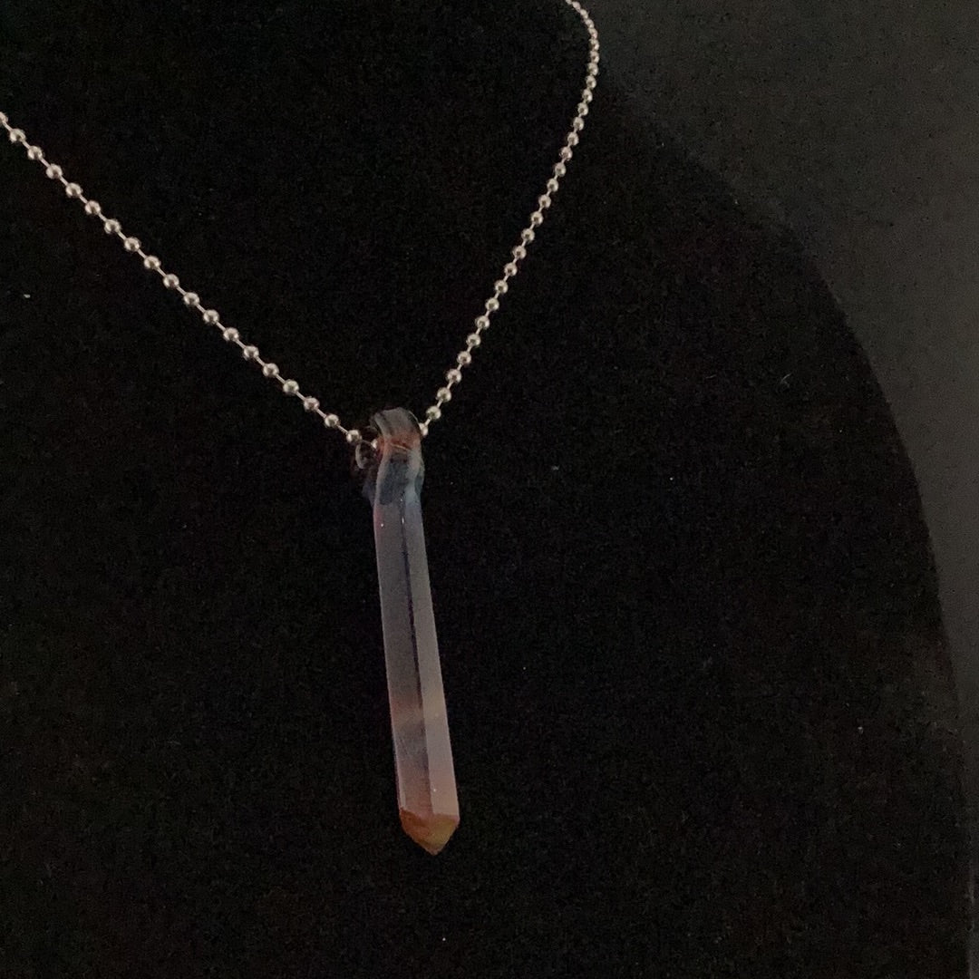 Crystal point pendant