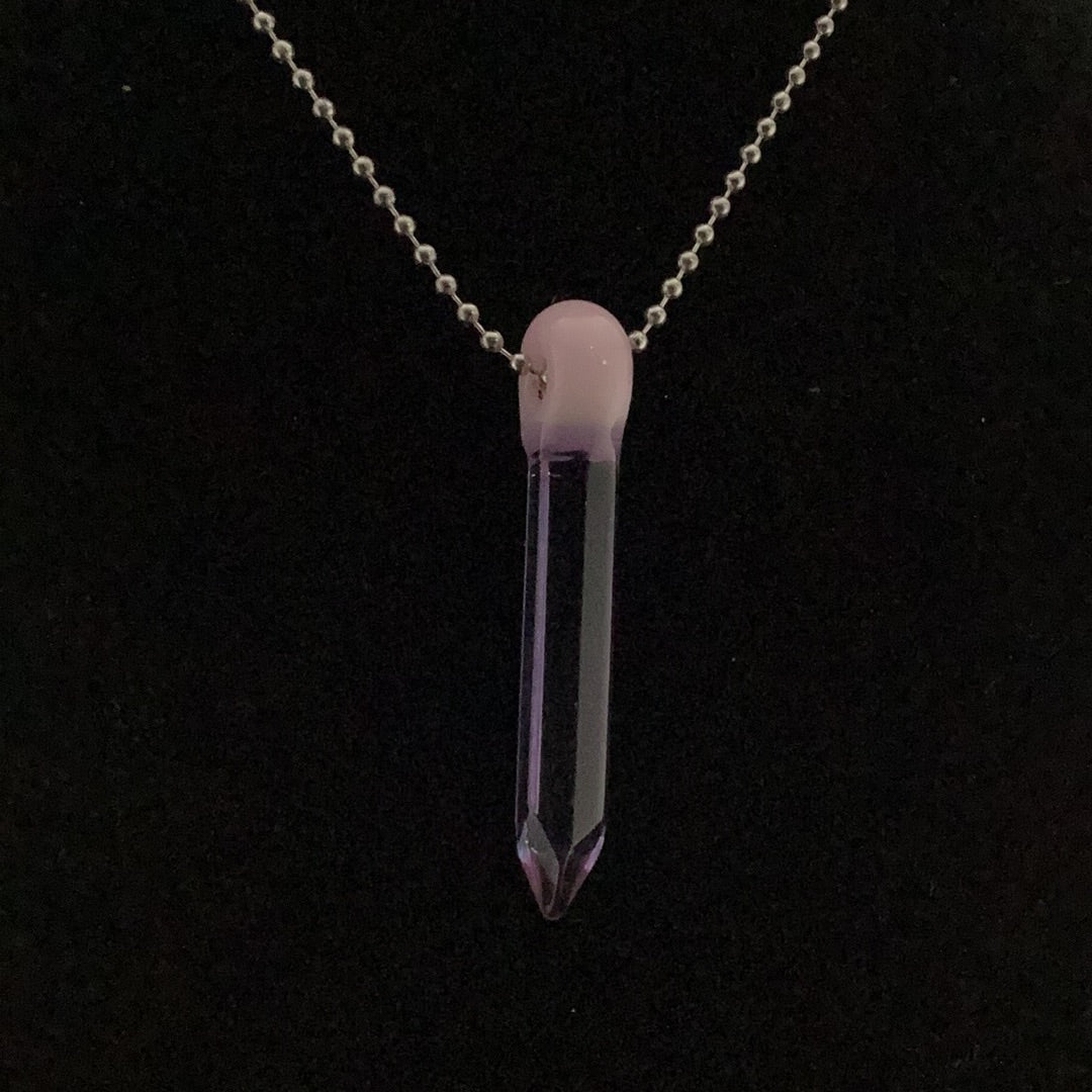 Crystal point pendant