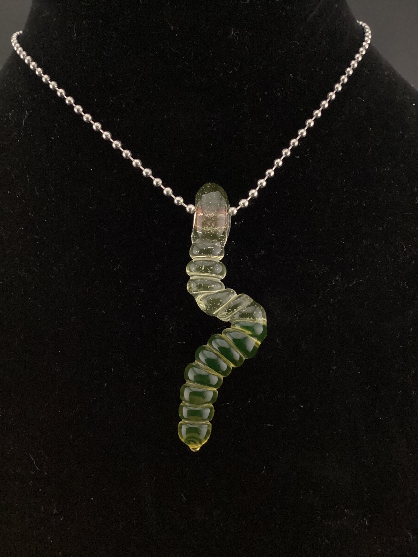 UV gummy worm pendant