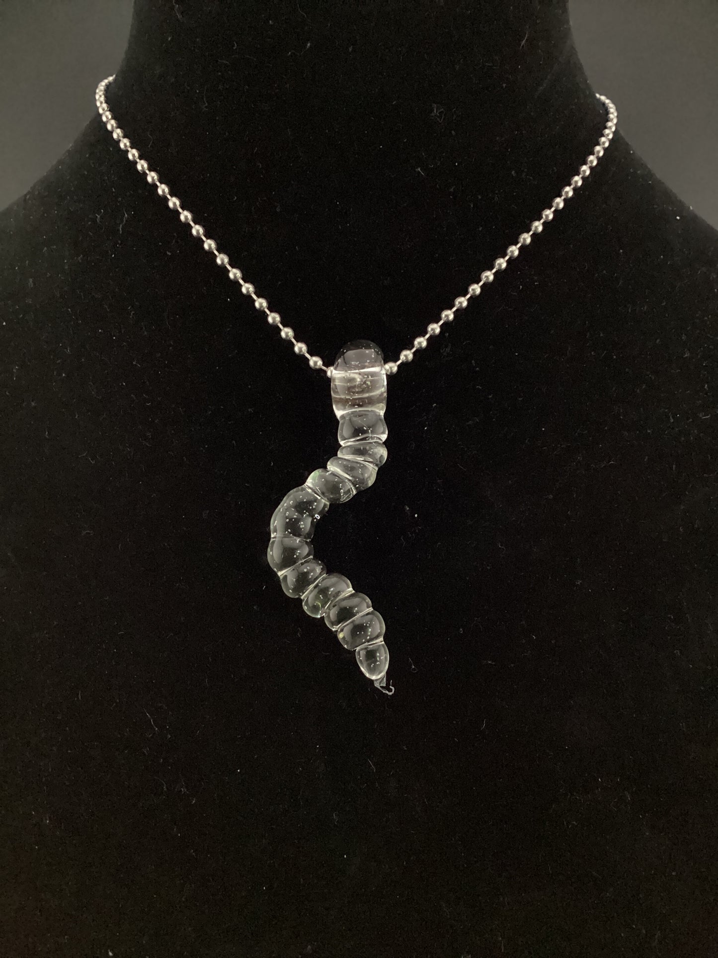 UV gummy worm pendant