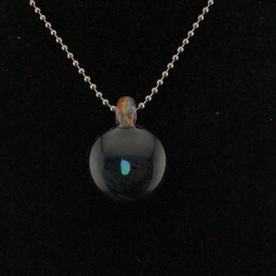 Opal encasement pendant