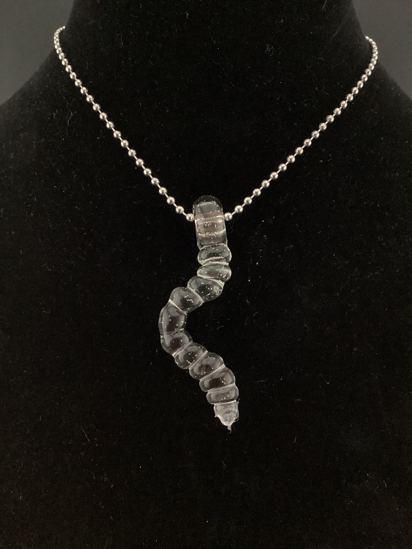 UV gummy worm pendant