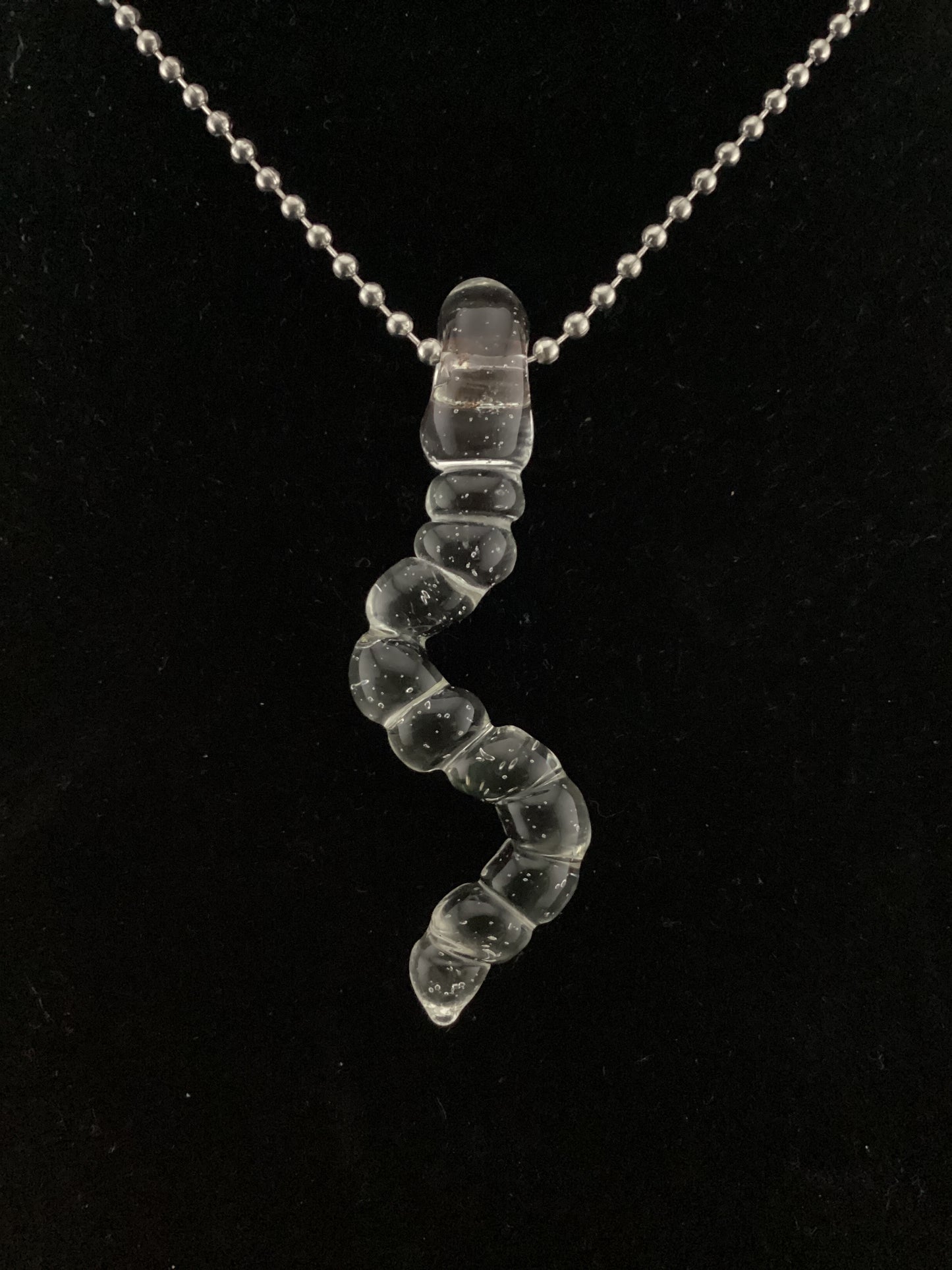 UV gummy worm pendant