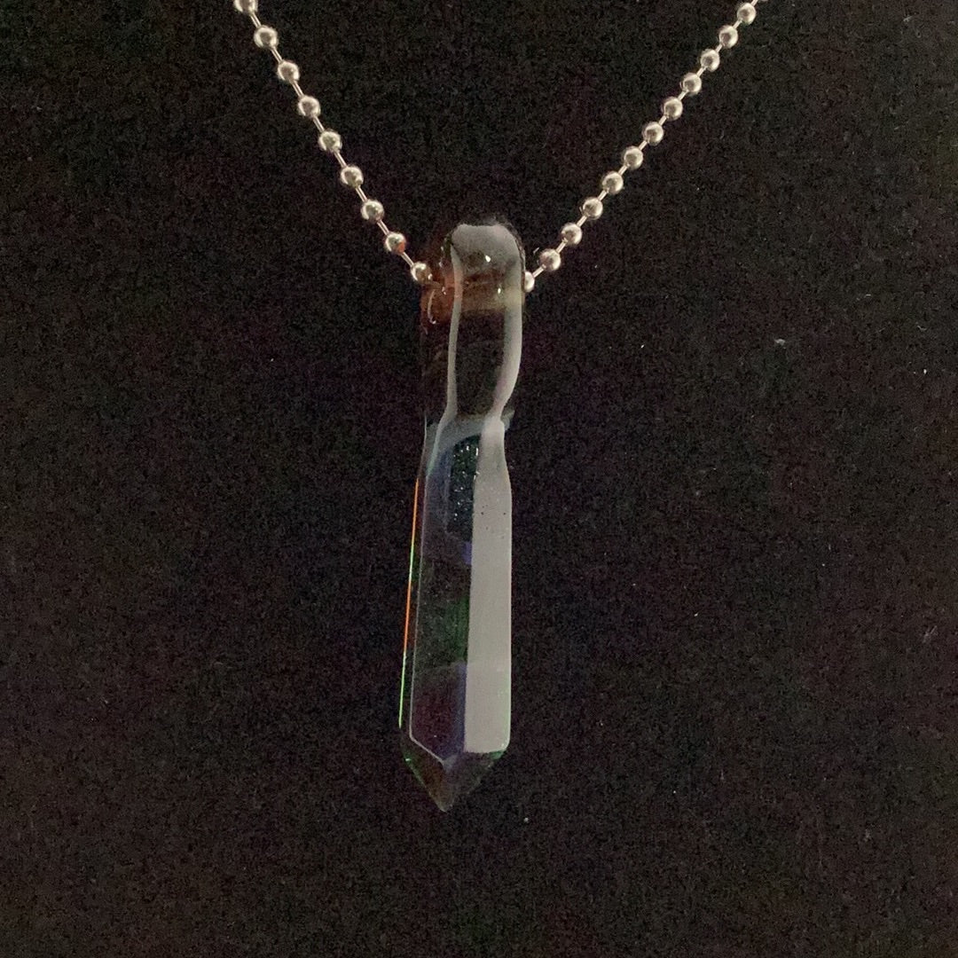 Crystal point pendant