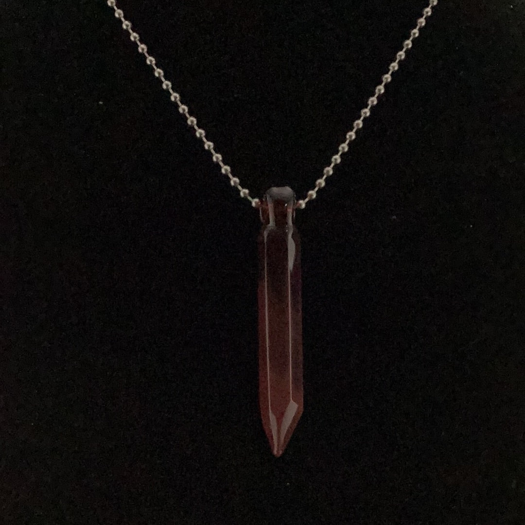 Crystal point pendant