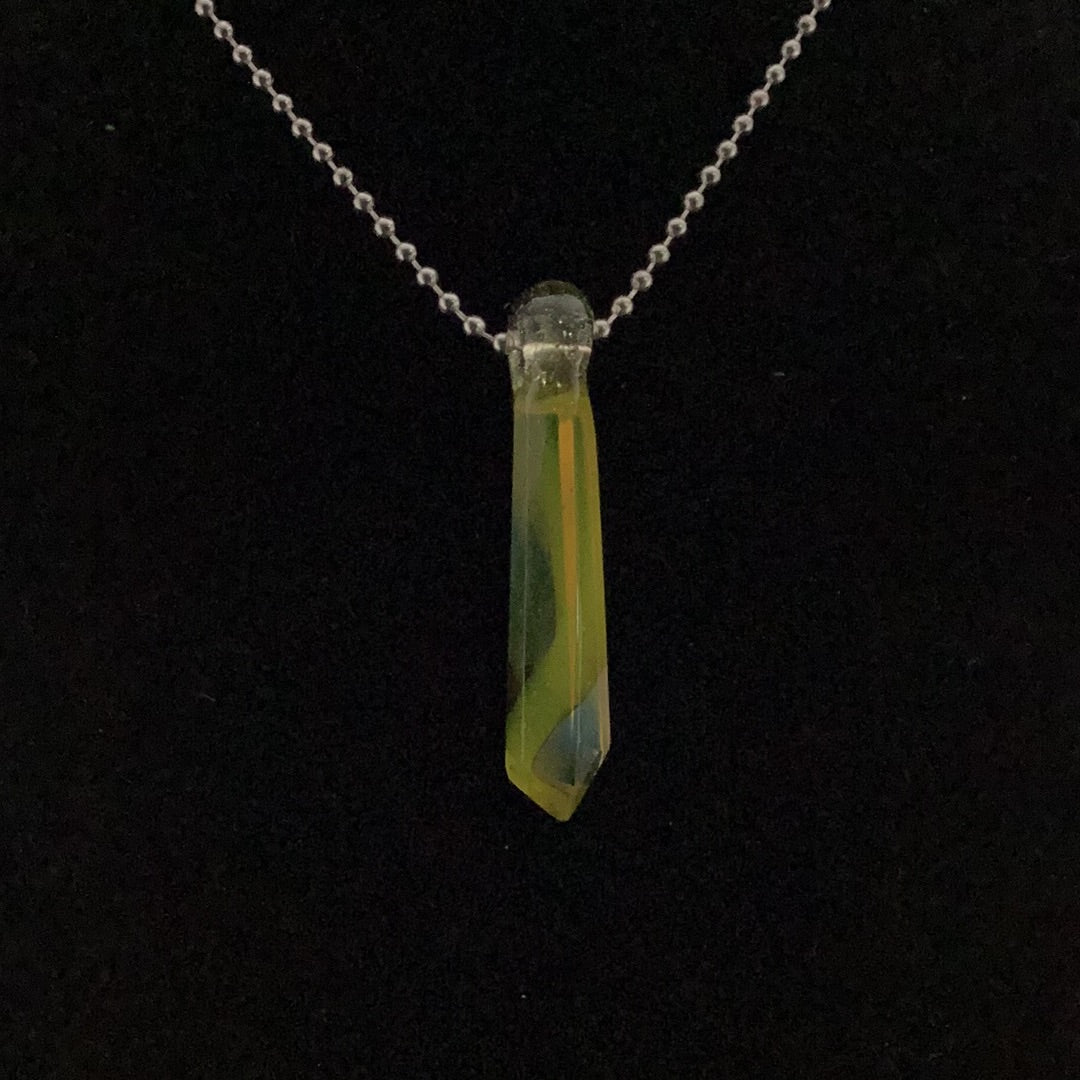 Crystal point pendant