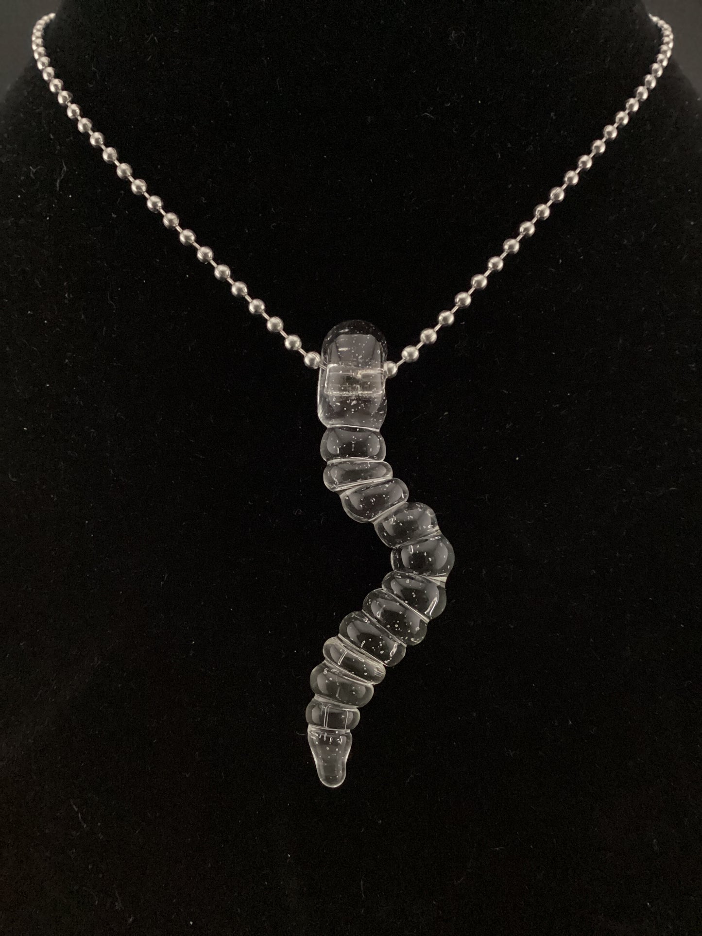 UV gummy worm pendant