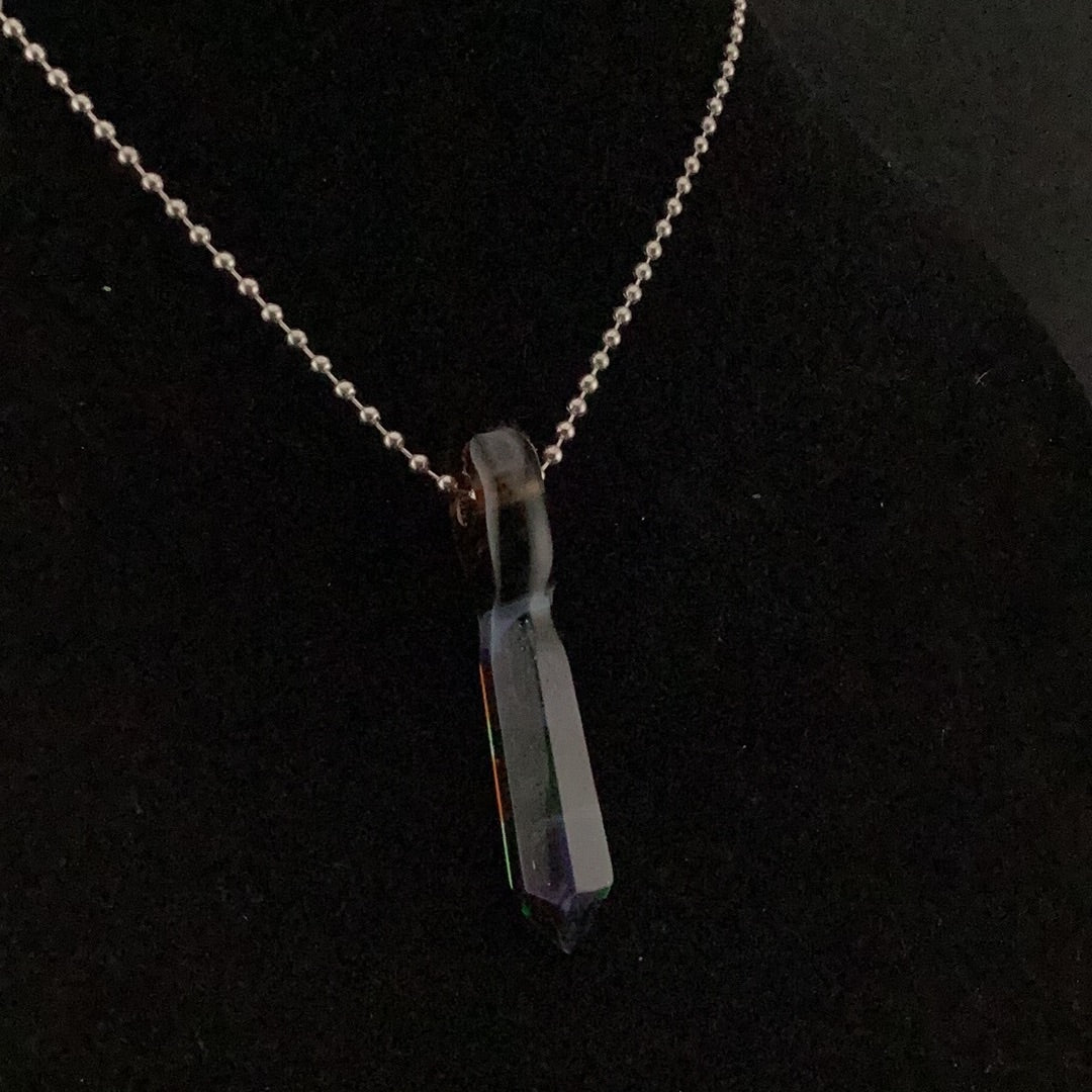 Crystal point pendant