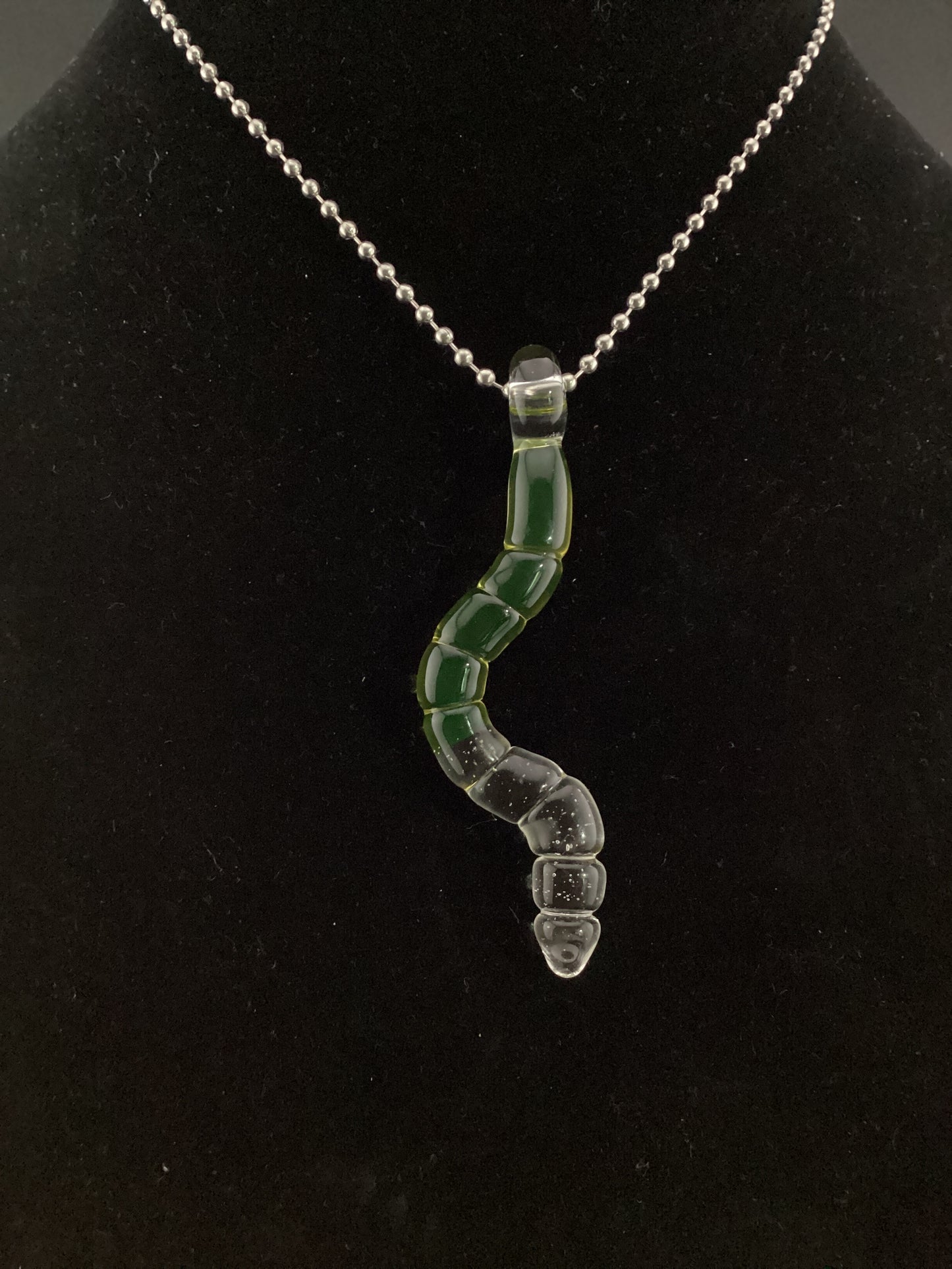 UV gummy worm pendant