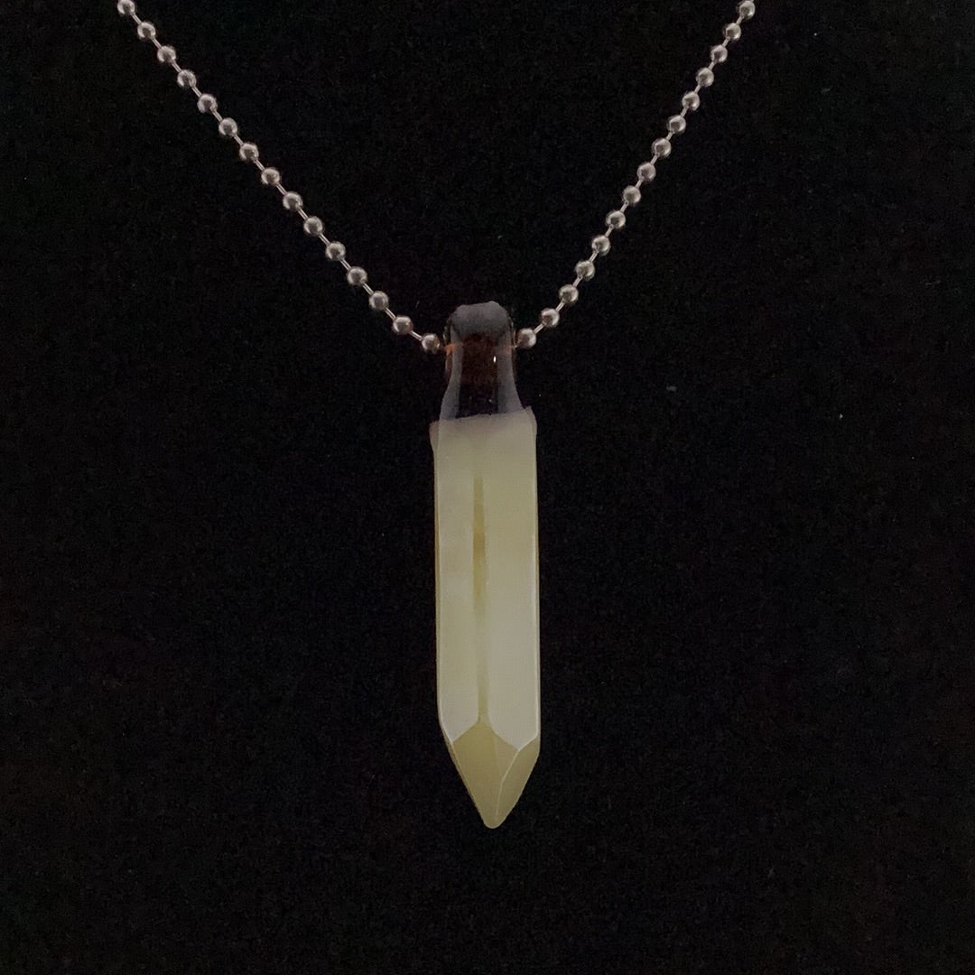 Crystal point pendant