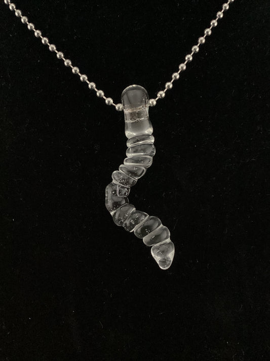 UV gummy worm pendant