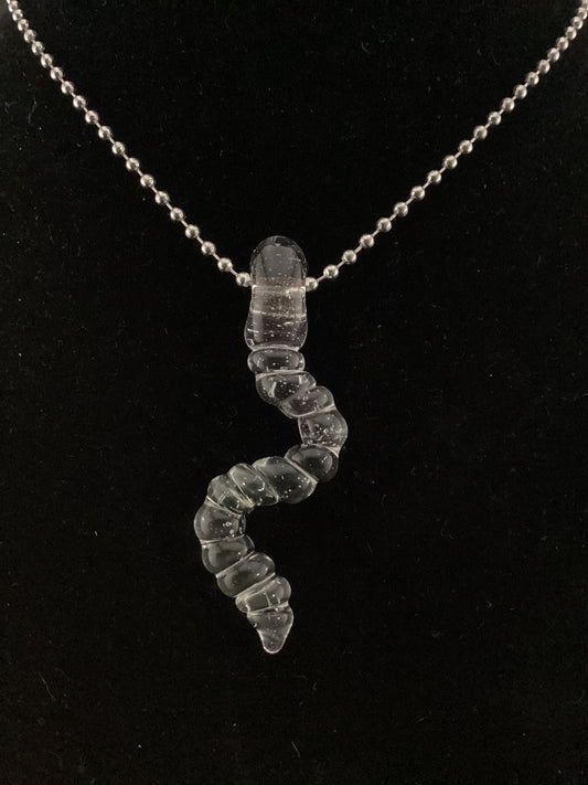 UV gummy worm pendant