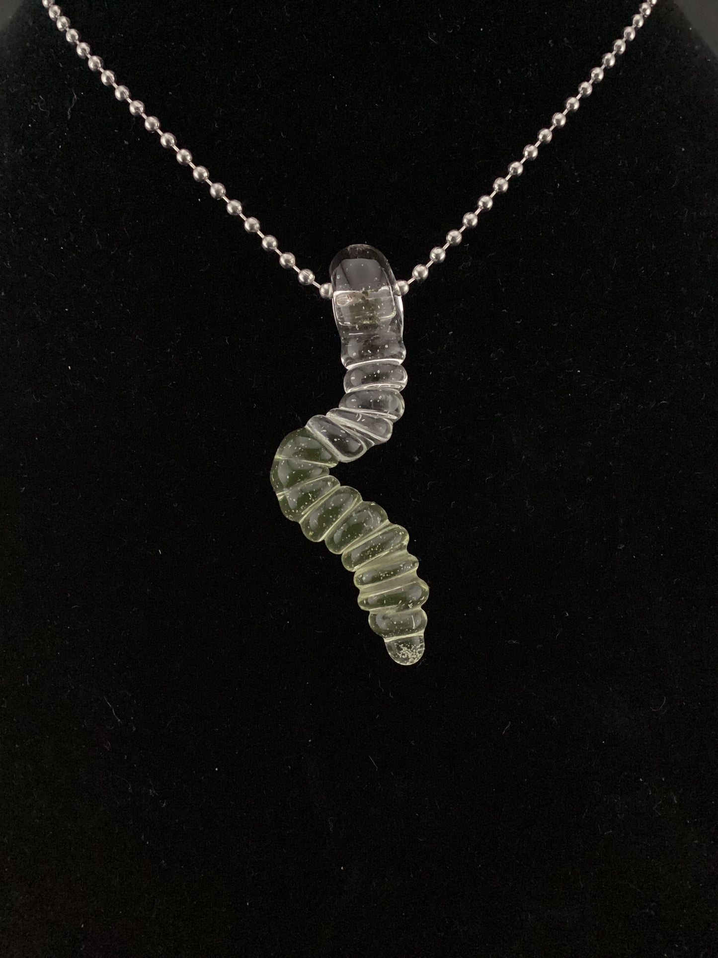 UV gummy worm pendant