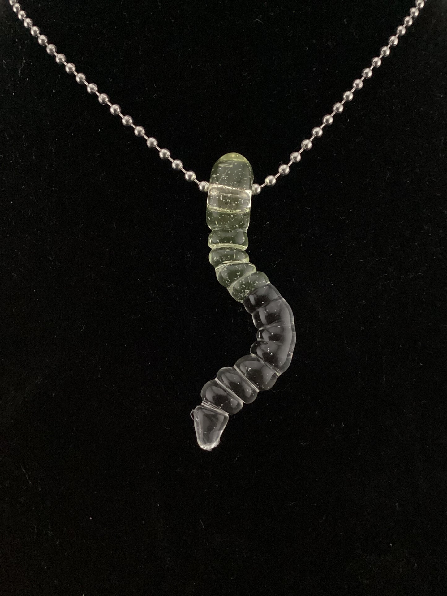 UV gummy worm pendant