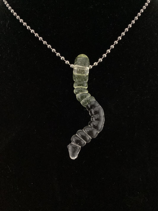 UV gummy worm pendant