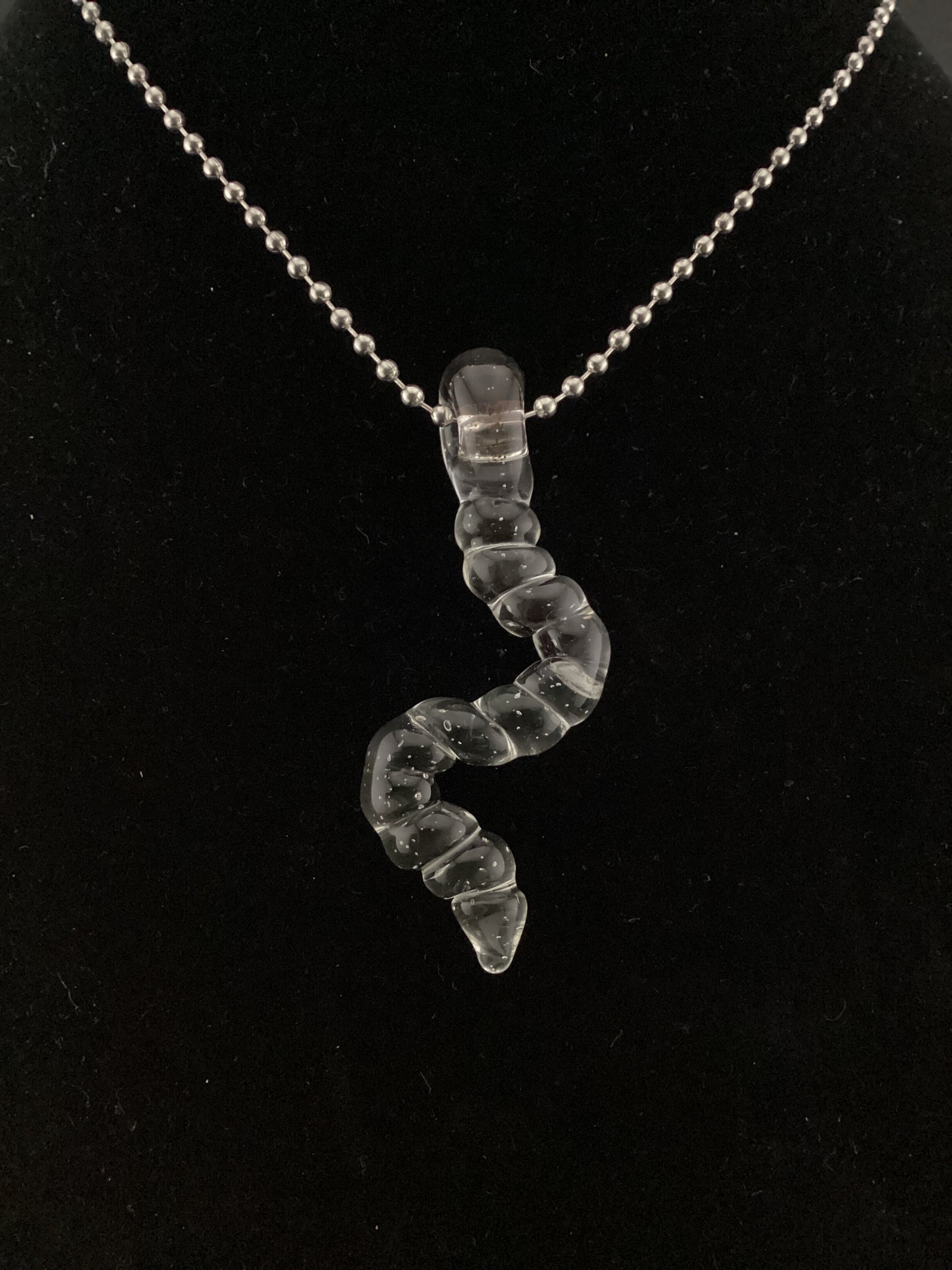 UV gummy worm pendant