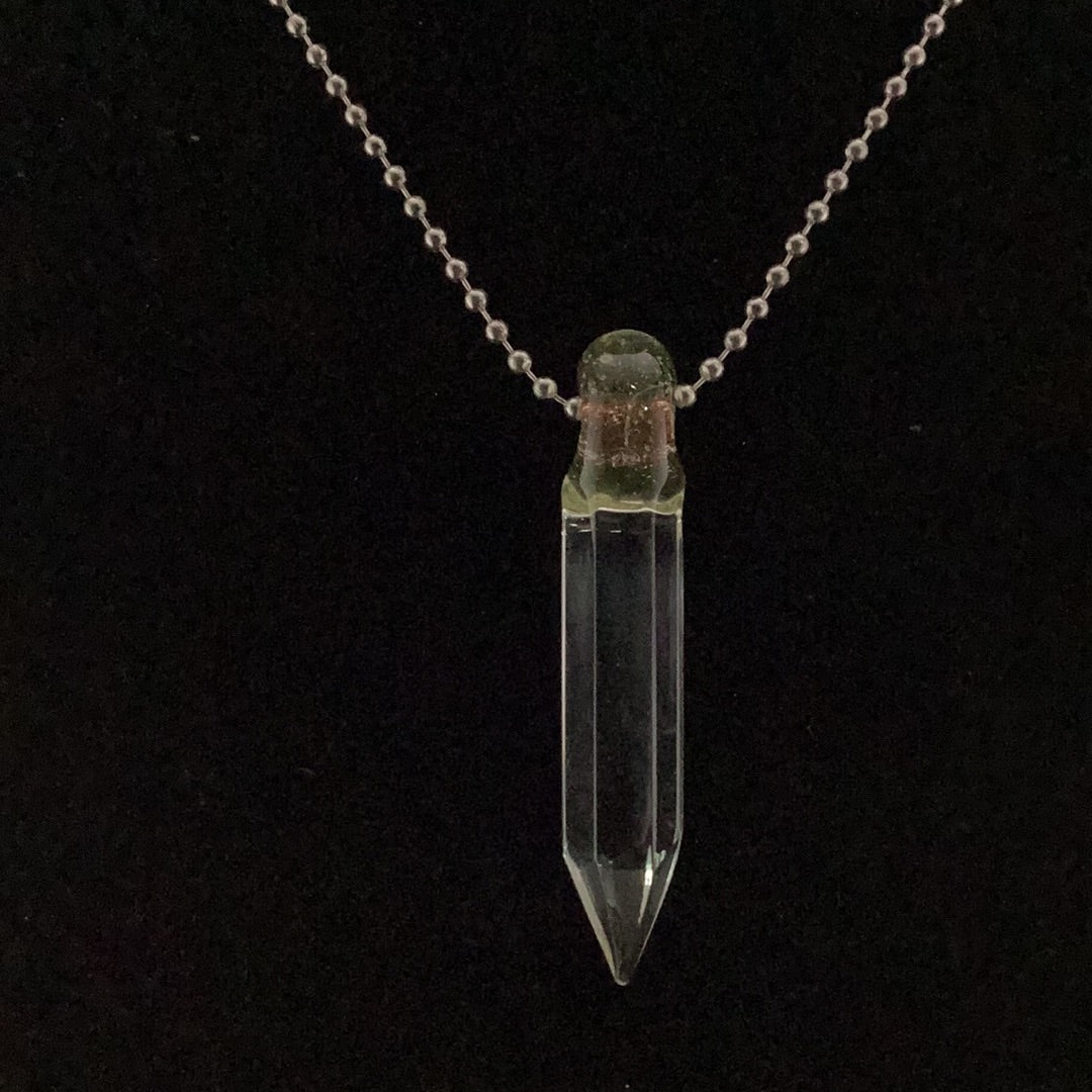 Crystal point pendant