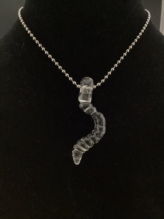 UV gummy worm pendant