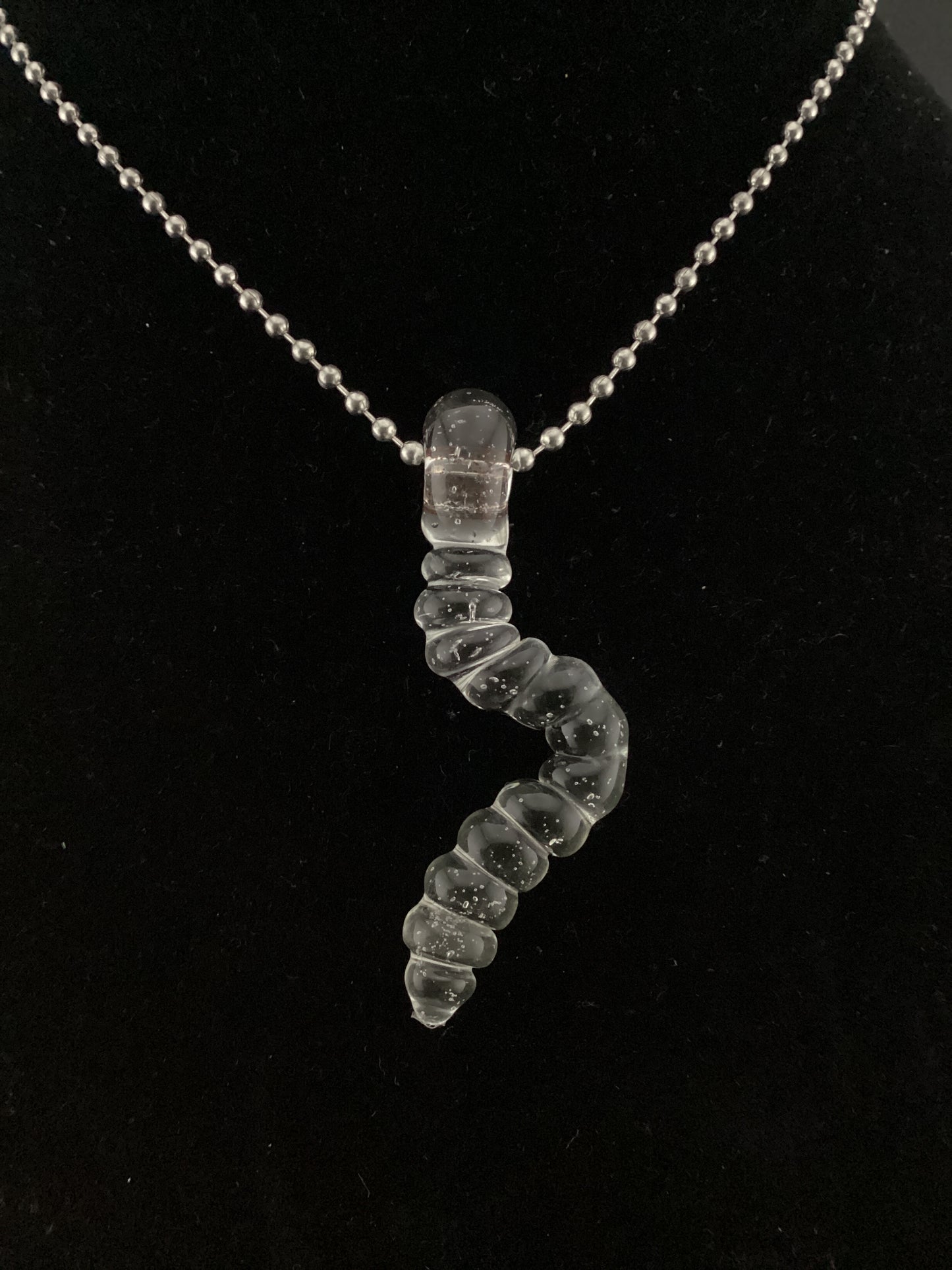 UV gummy worm pendant