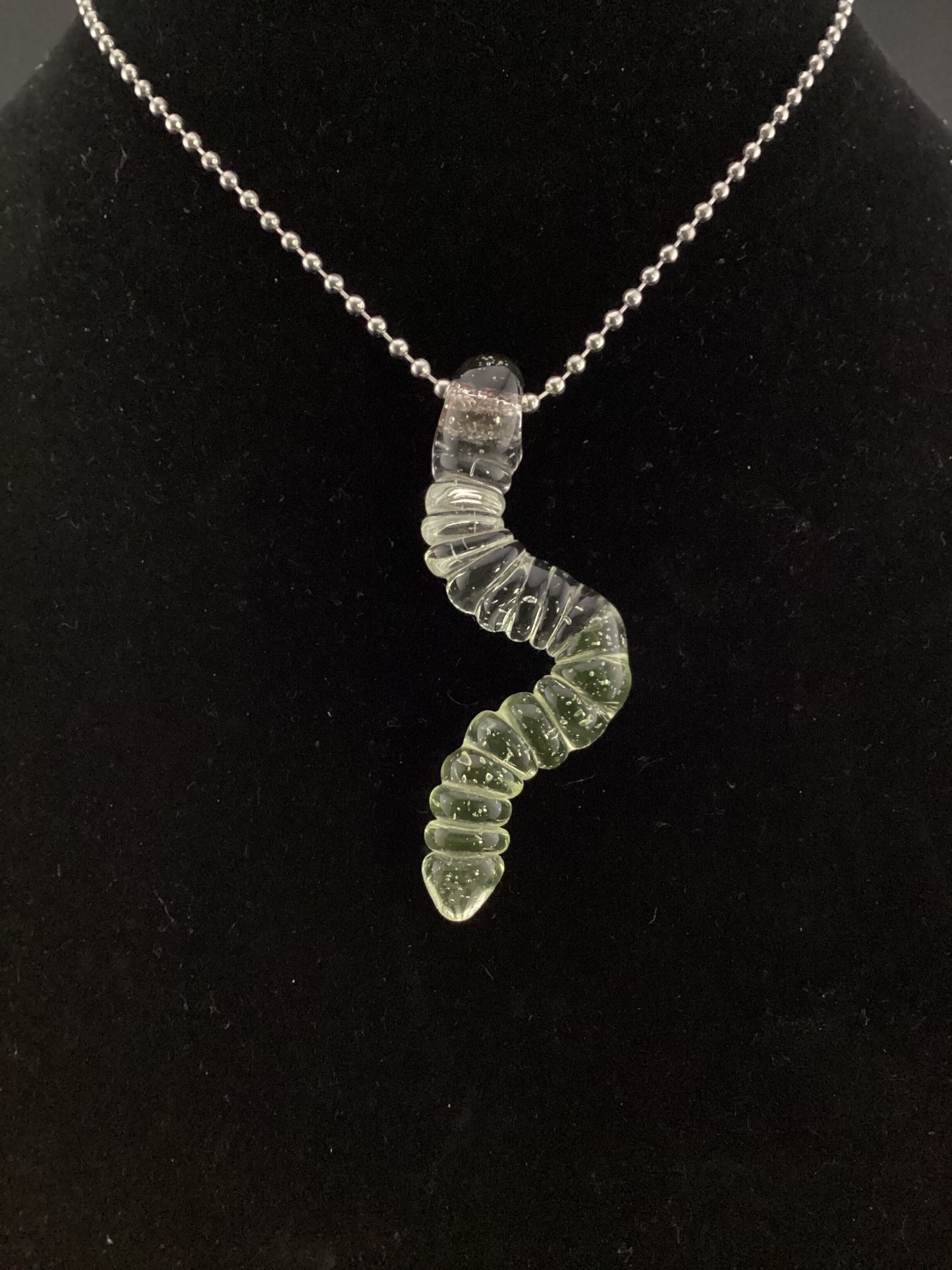 UV gummy worm pendant