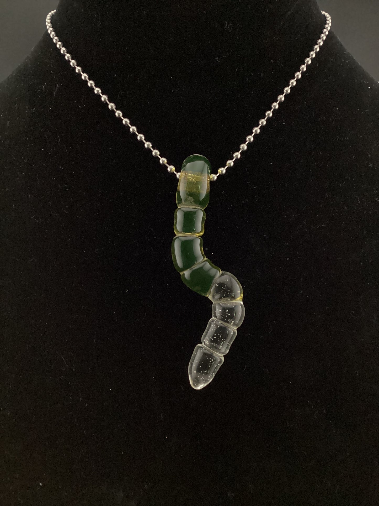 UV gummy worm pendant