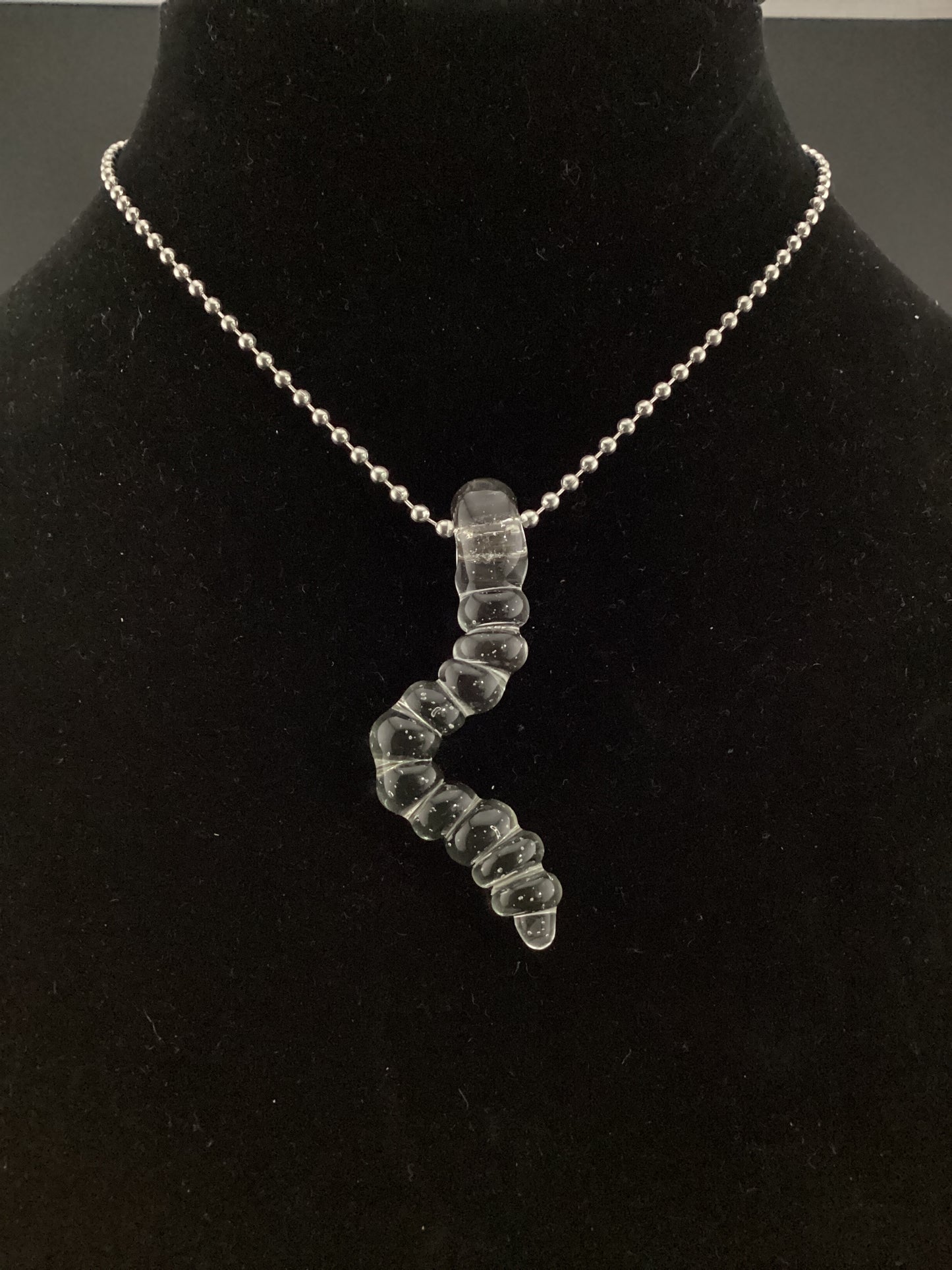 UV gummy worm pendant