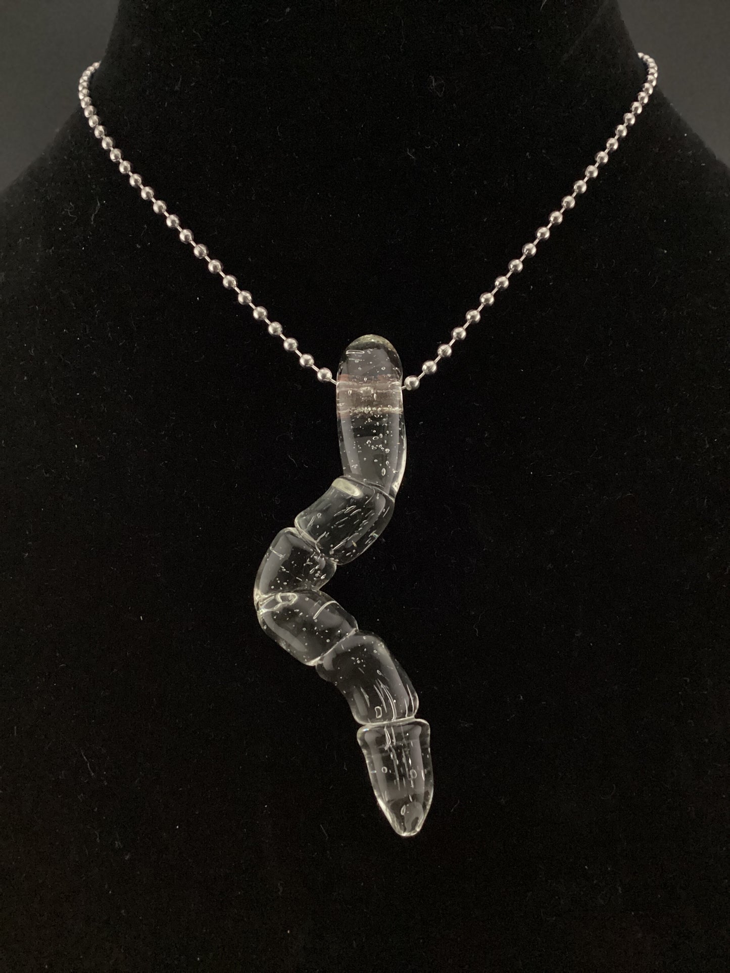 UV gummy worm pendant