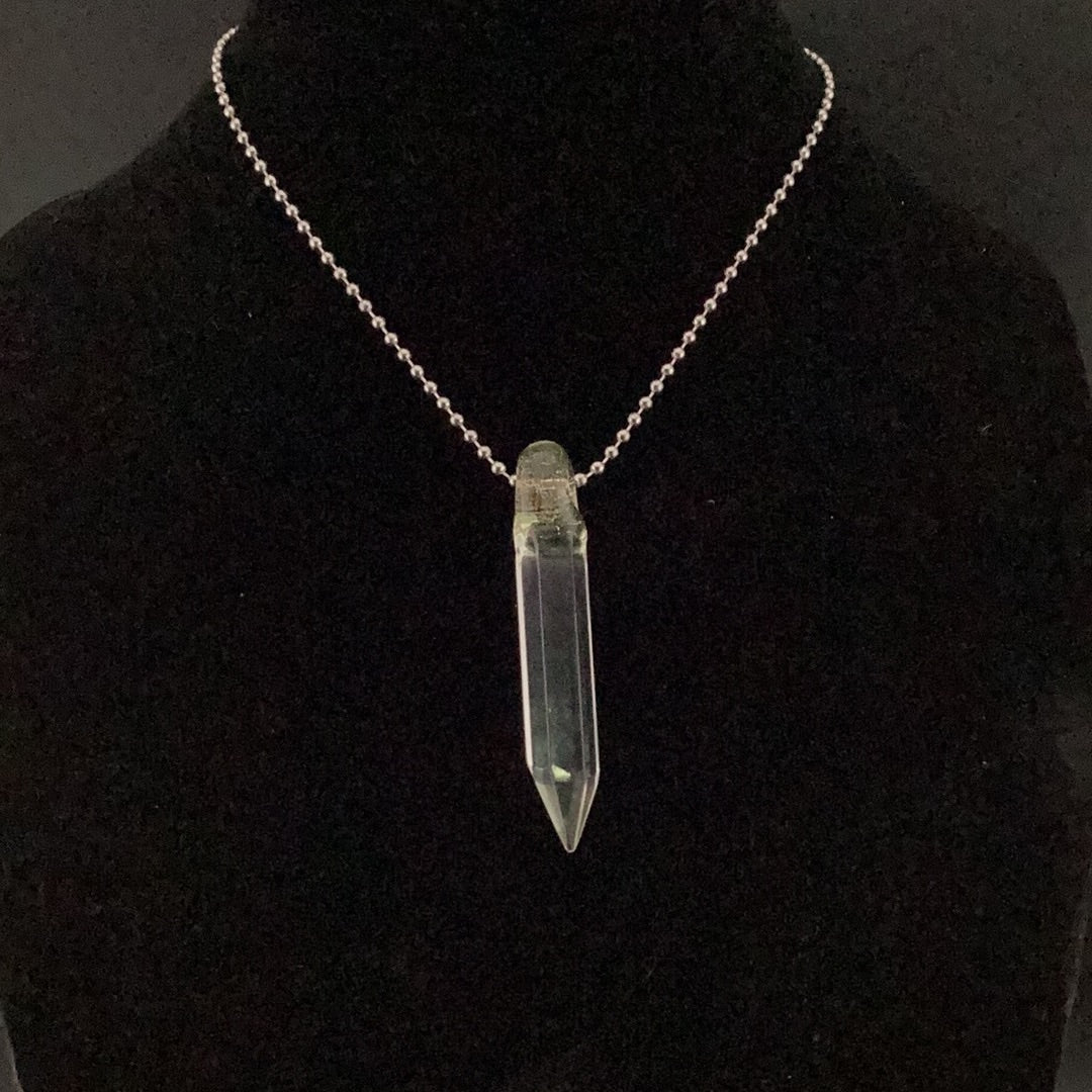 Crystal point pendant