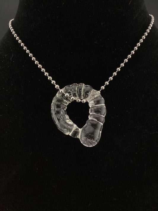 UV gummy worm pendant