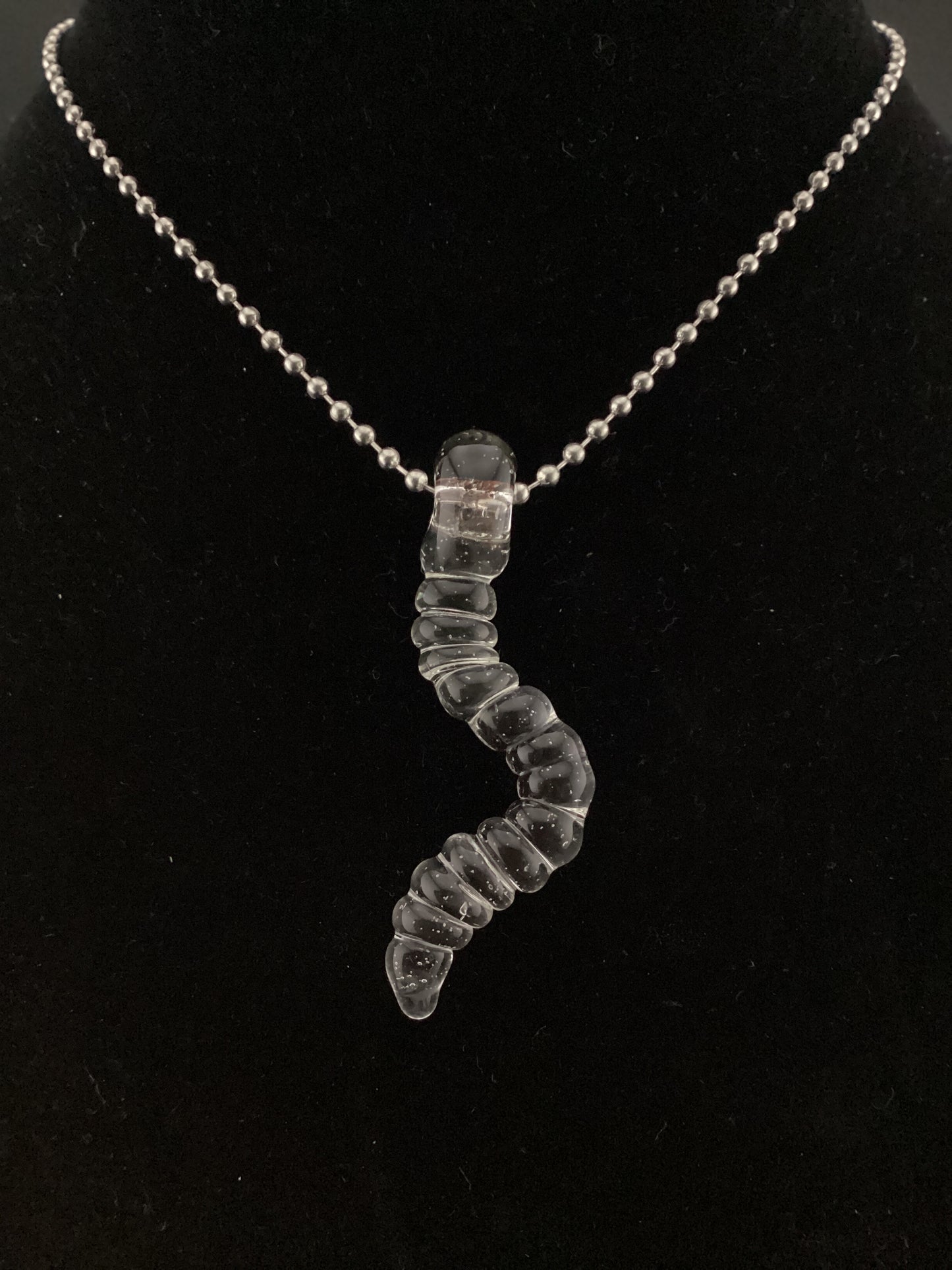 UV gummy worm pendant