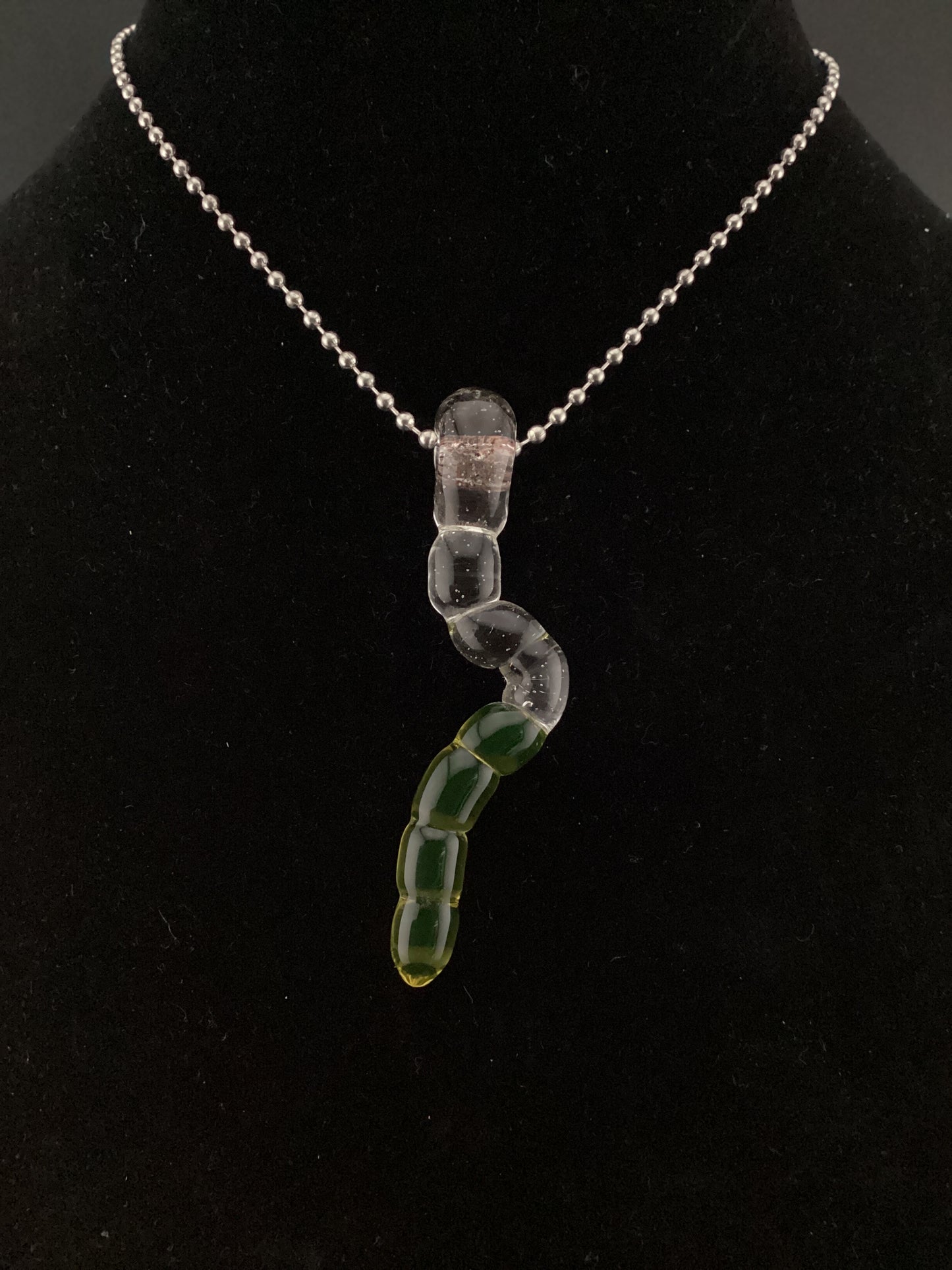 UV gummy worm pendant