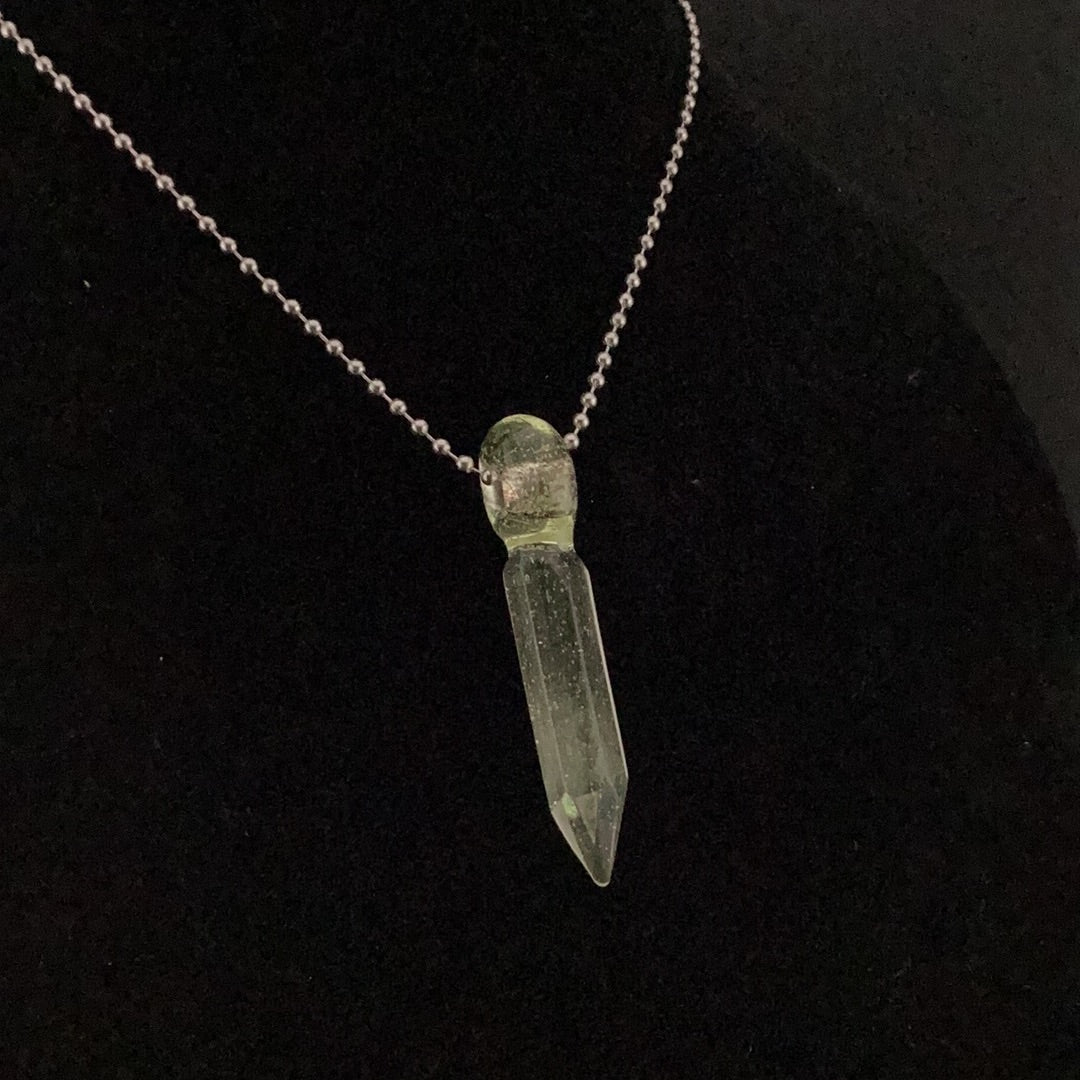 Crystal point pendant