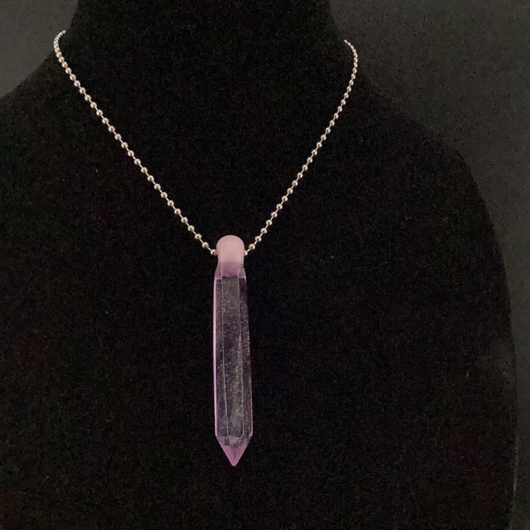 Crystal point pendant