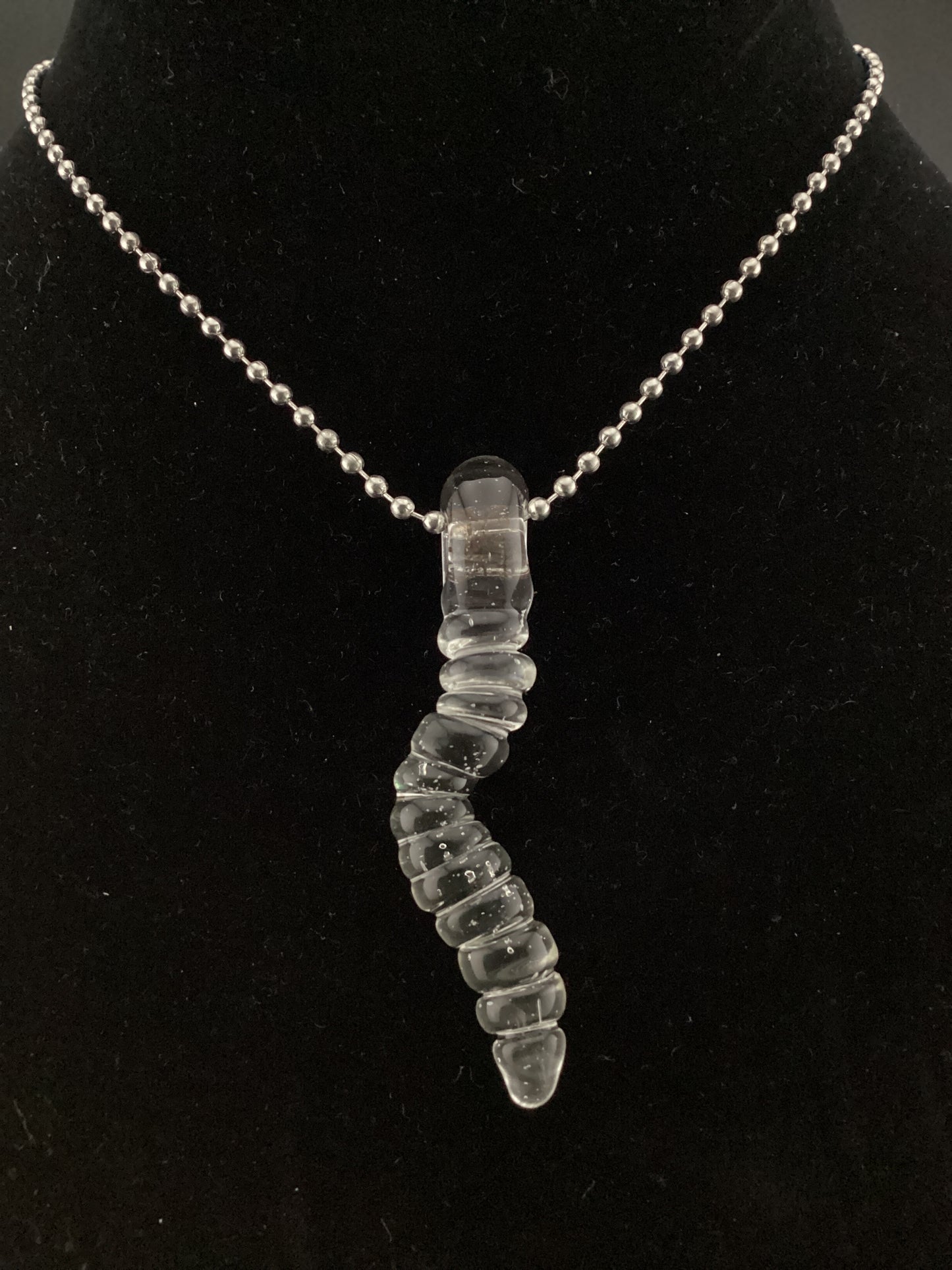 UV gummy worm pendant