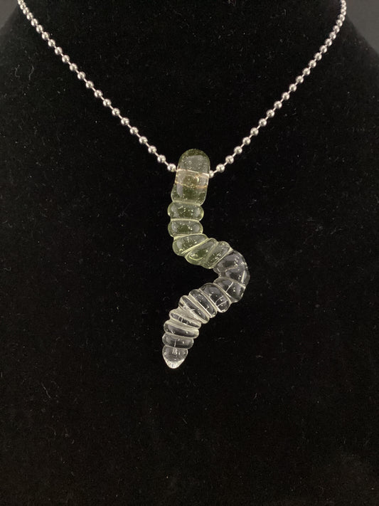 UV gummy worm pendant