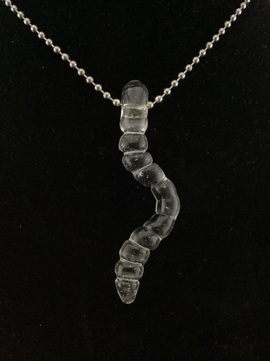 UV gummy worm pendant