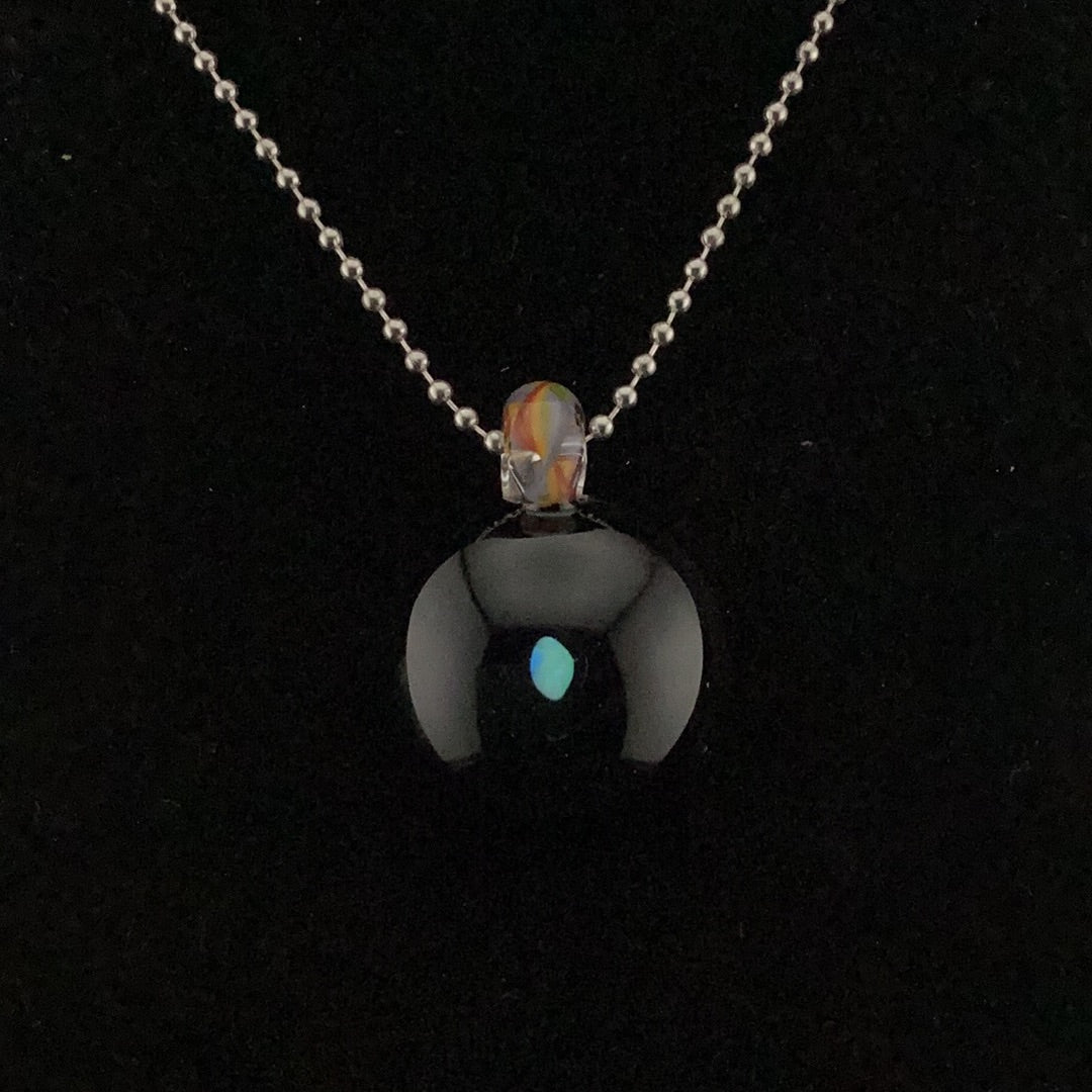 Opal encasement pendant