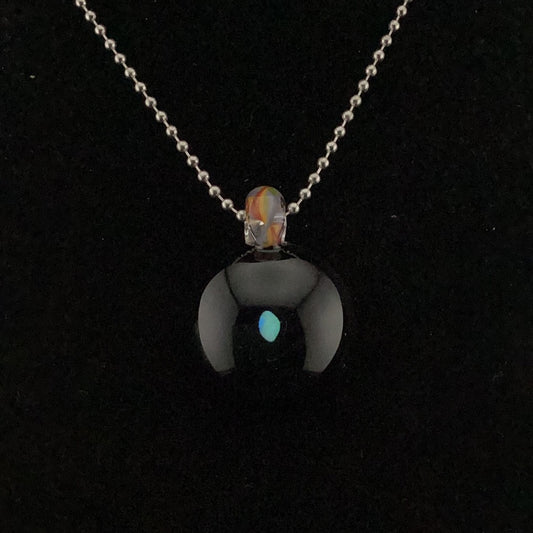 Opal encasement pendant