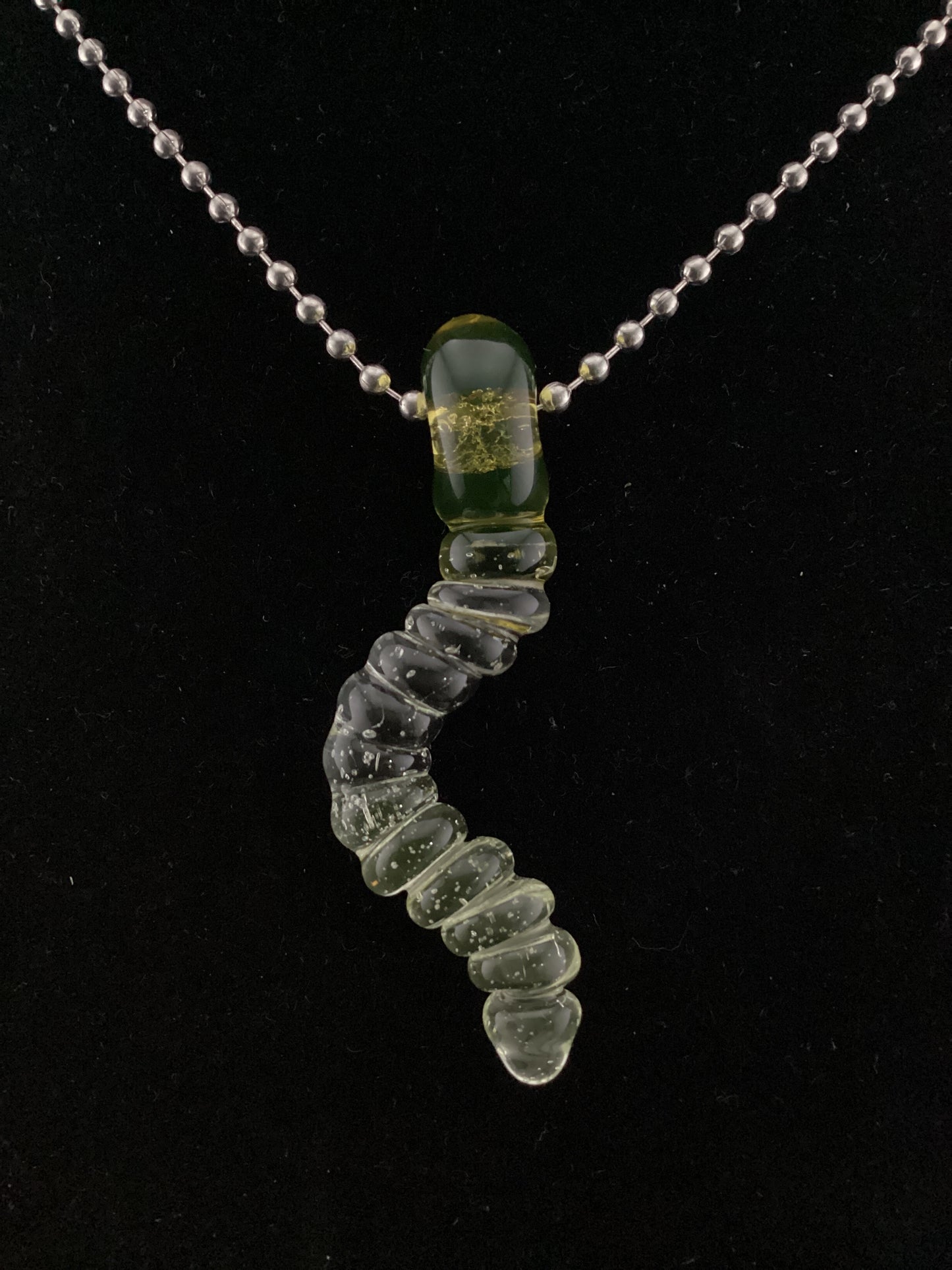 UV gummy worm pendant