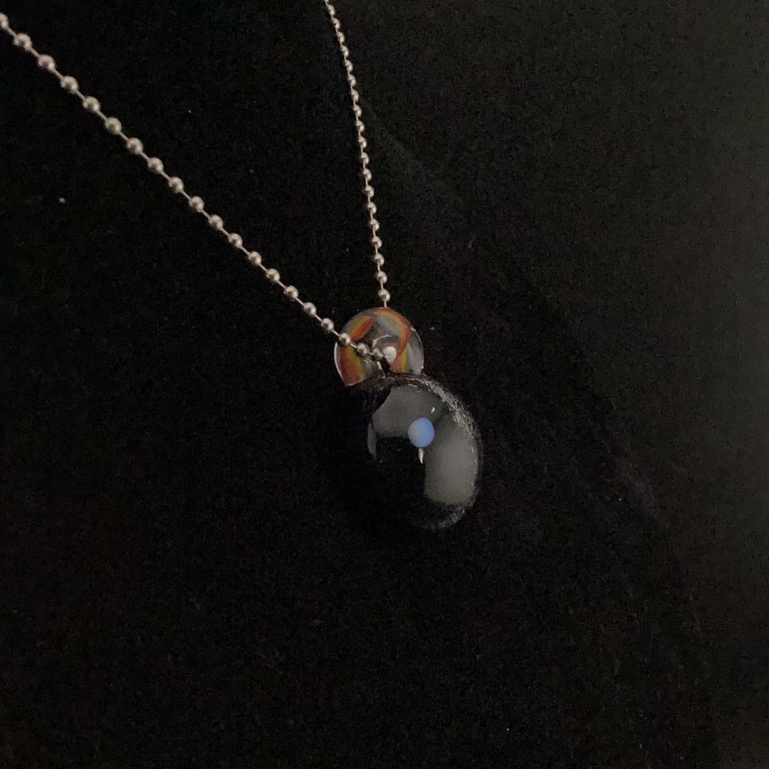 Opal encasement pendant