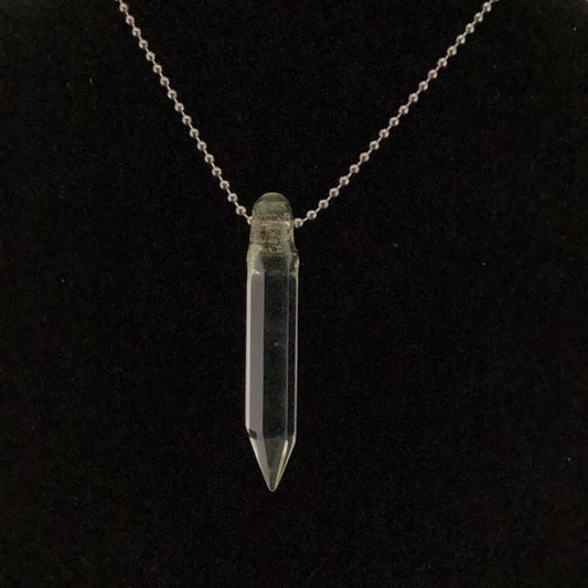 Crystal point pendant