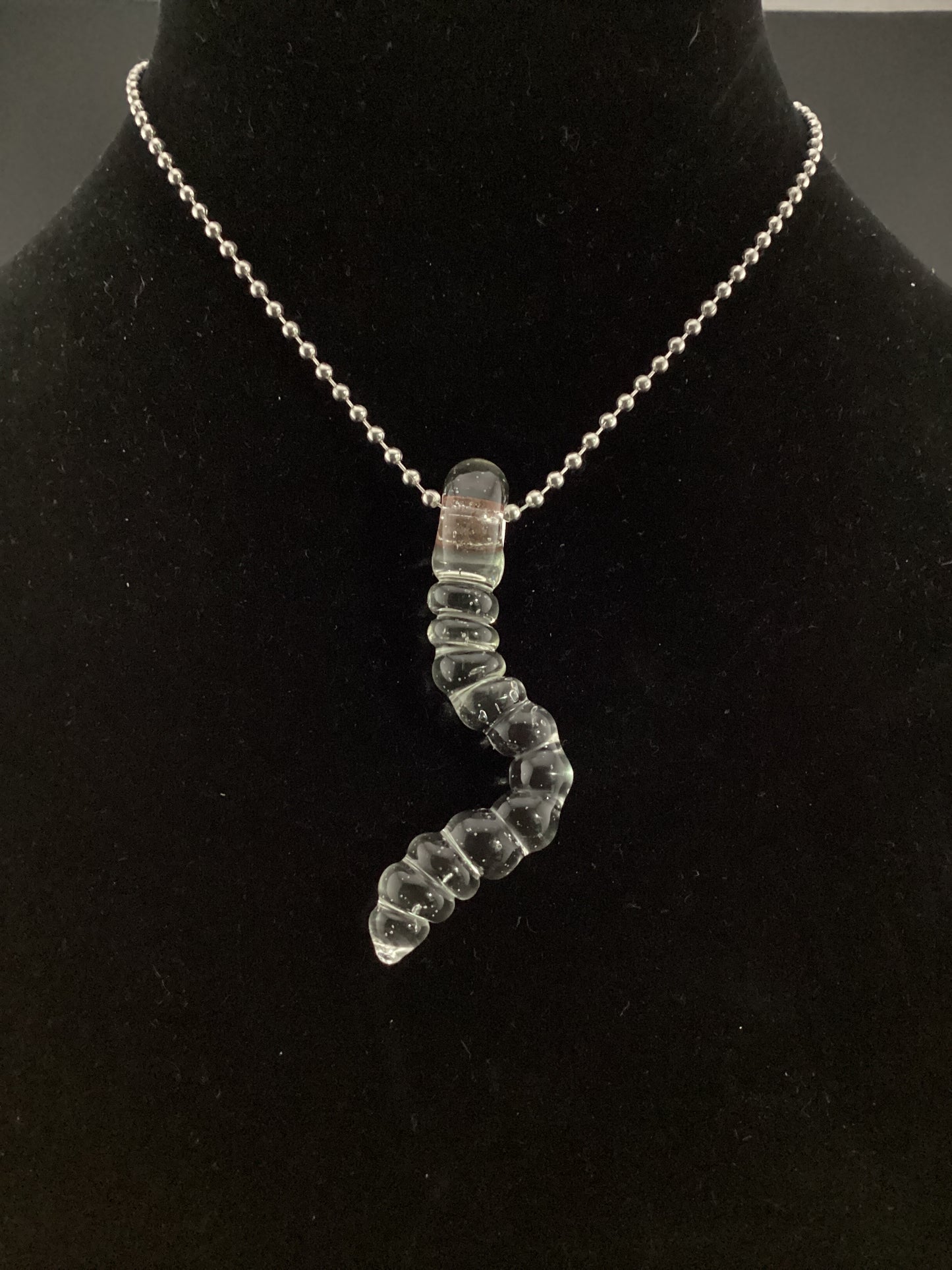 UV gummy worm pendant