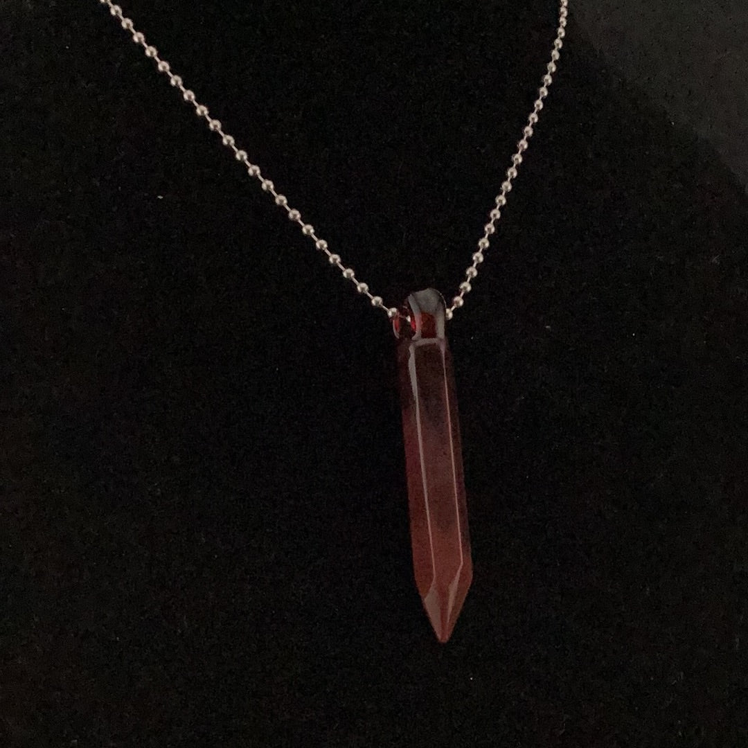 Crystal point pendant