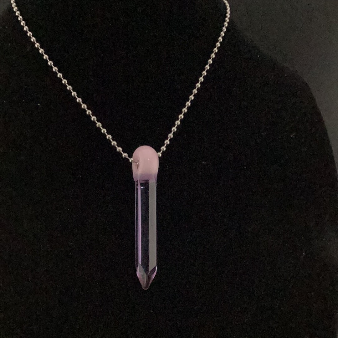 Crystal point pendant