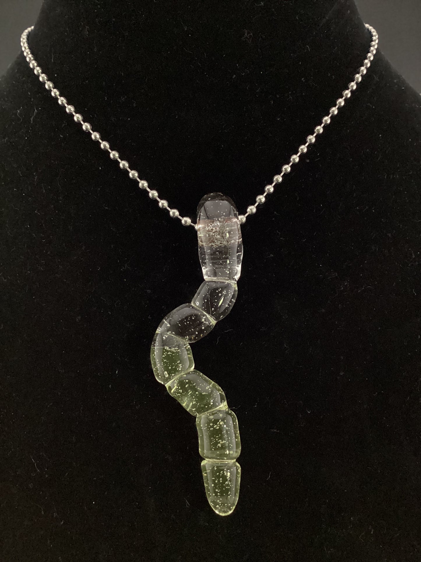 UV gummy worm pendant