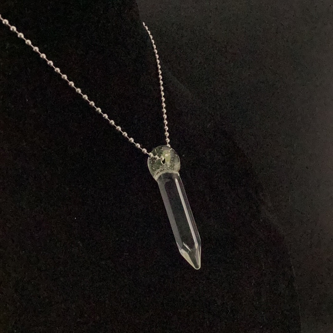 Crystal point pendant